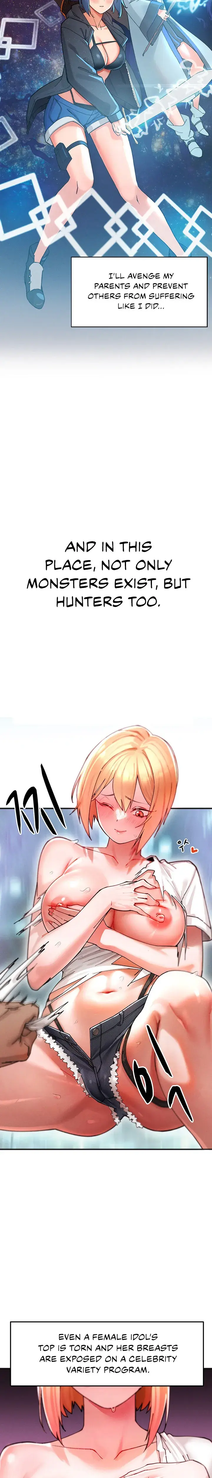 The Protagonist Gets Stronger When He Fucks The Female Hunter Chapter 1 - Page 6