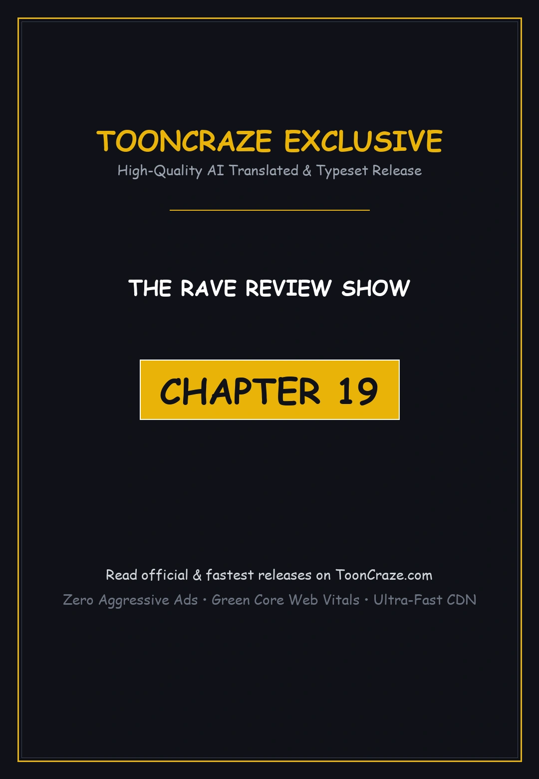 The Rave Review Show Chapter 19 - Page 1