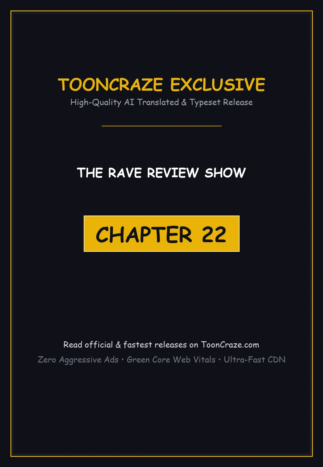 The Rave Review Show Chapter 22 - Page 1