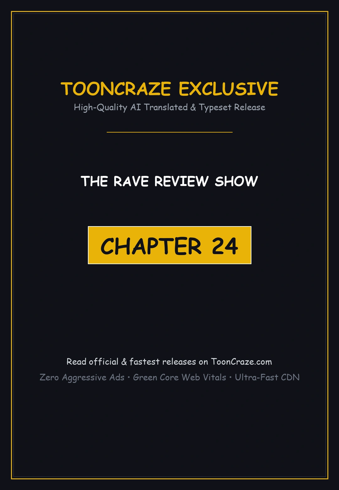 The Rave Review Show Chapter 24 - Page 1