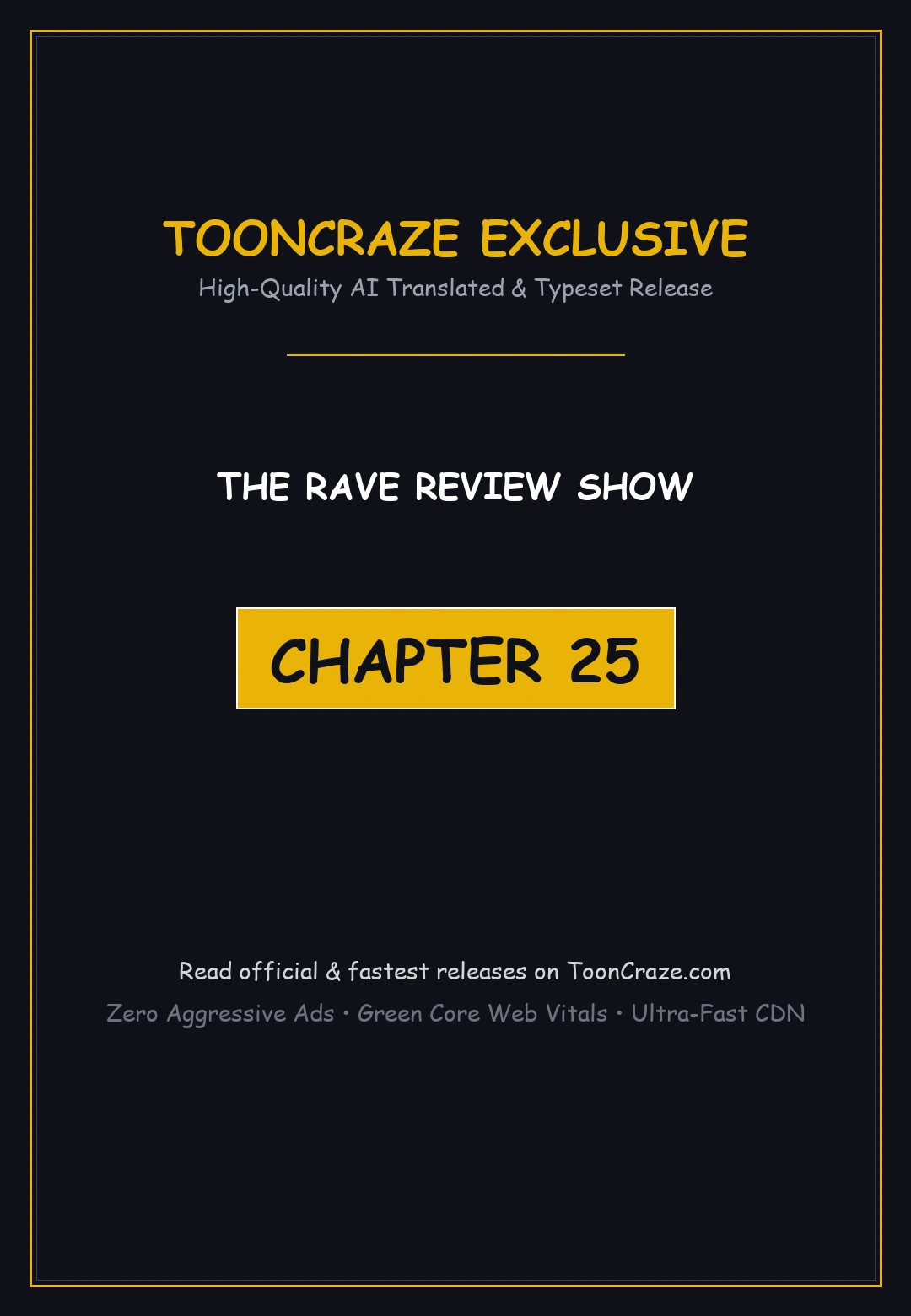 The Rave Review Show Chapter 25 - Page 1