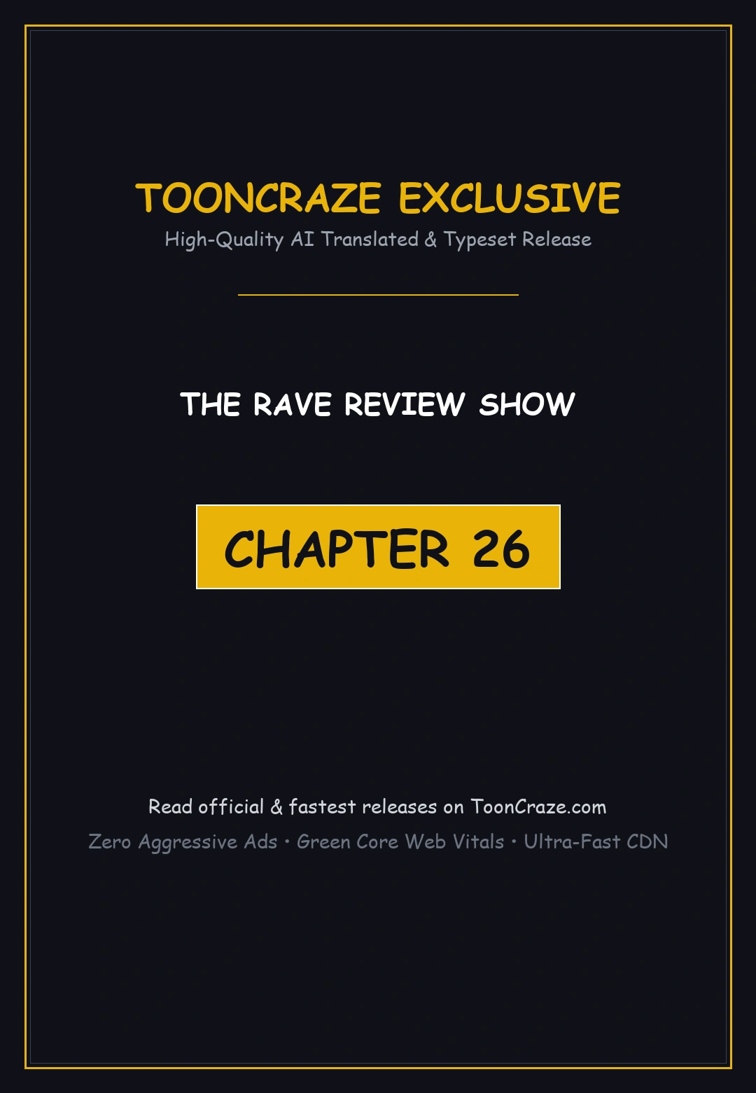 The Rave Review Show Chapter 26 - Page 1