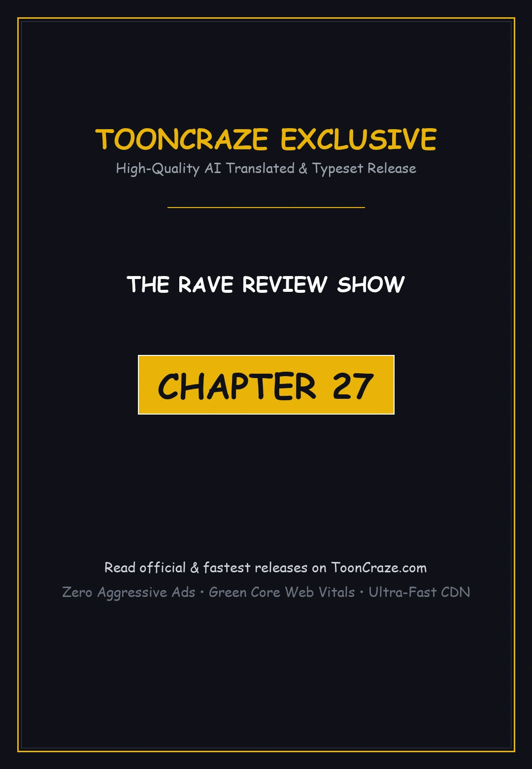 The Rave Review Show Chapter 27 - Page 1