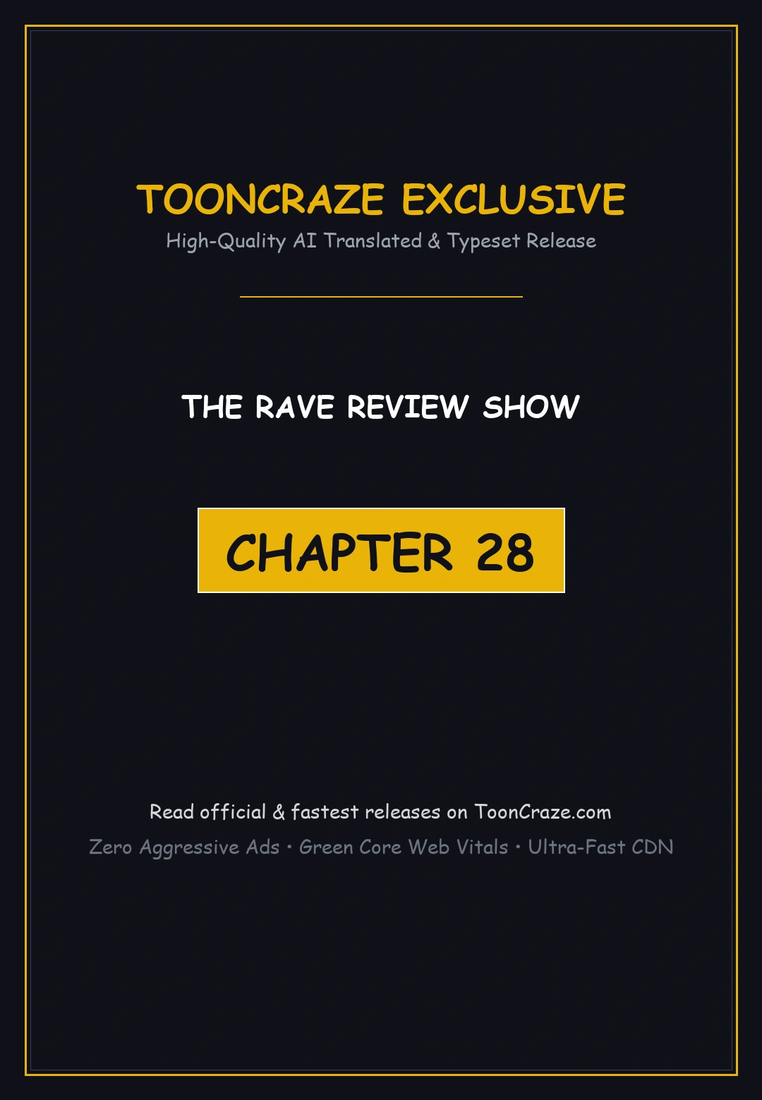 The Rave Review Show Chapter 28 - Page 1