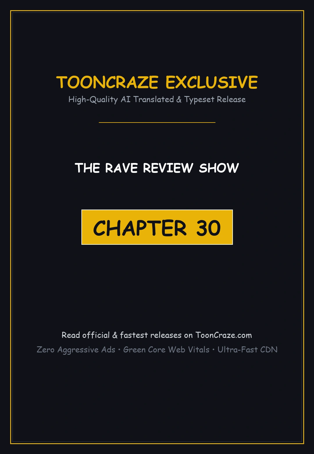 The Rave Review Show Chapter 30 - Page 1
