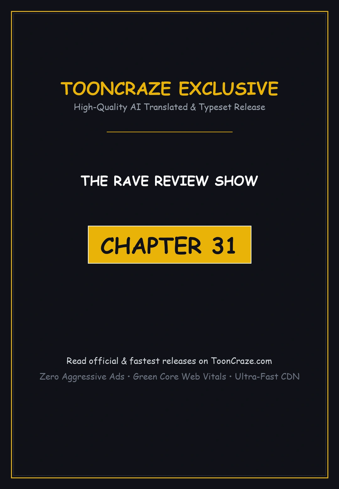 The Rave Review Show Chapter 31 - Page 1