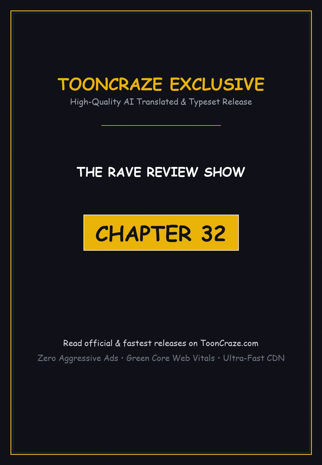 The Rave Review Show Chapter 32 - Page 1