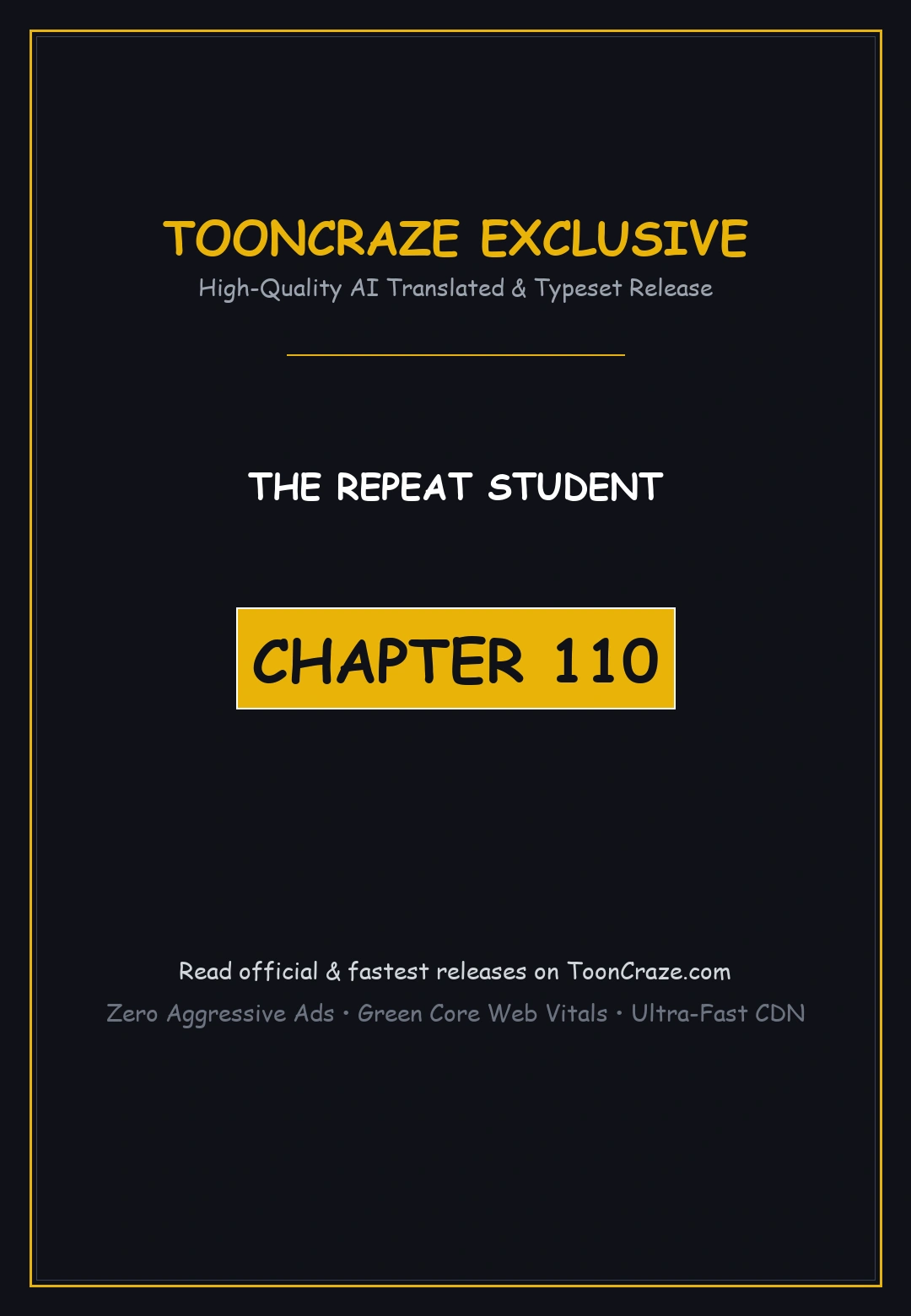 The Repeat Student Chapter 110 - Page 1