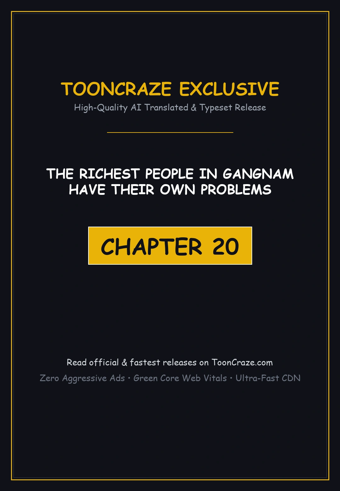 The Richest People In Gangnam Have Their Own Problems Chapter 20 - Page 1