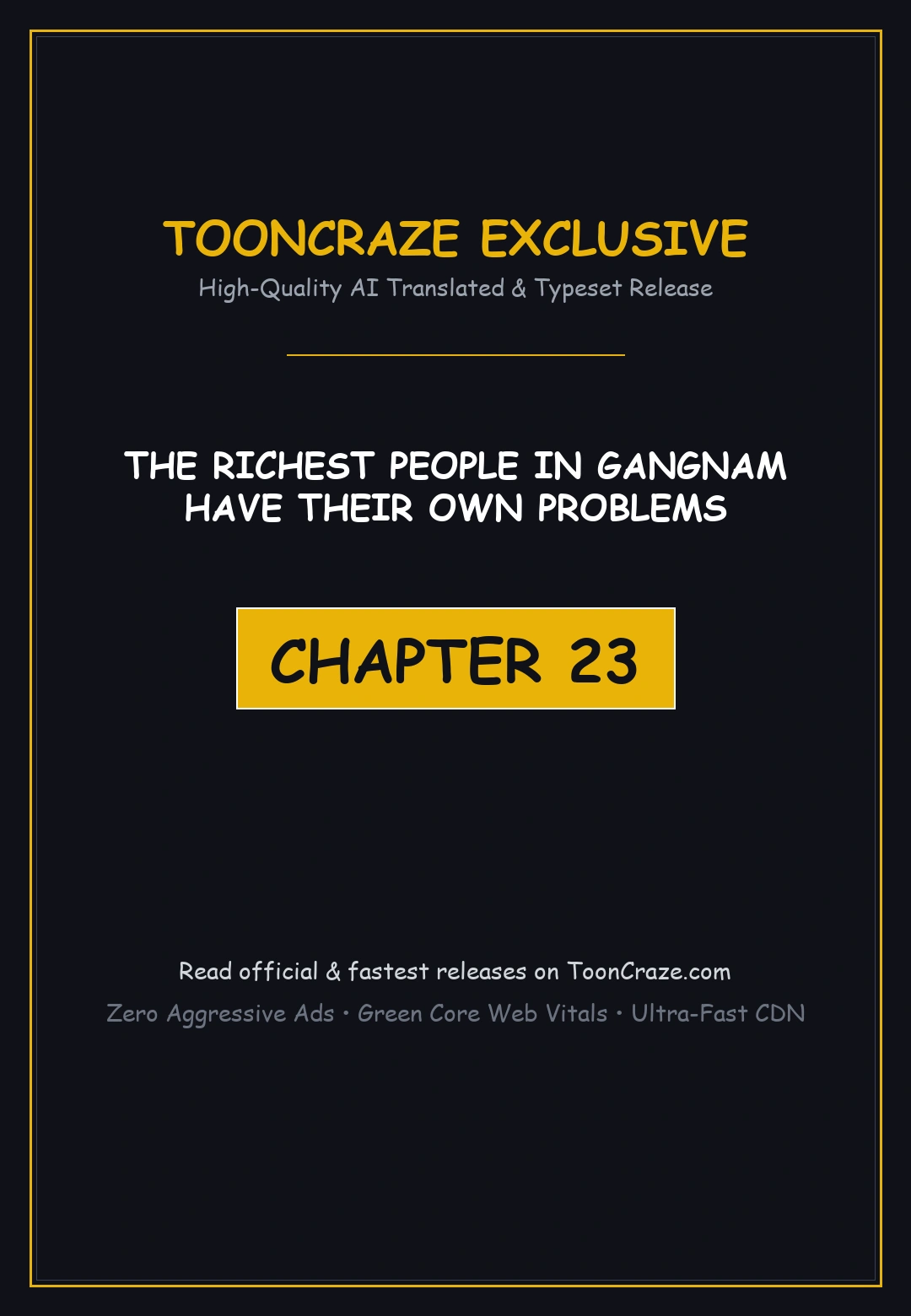 The Richest People In Gangnam Have Their Own Problems Chapter 23 - Page 1