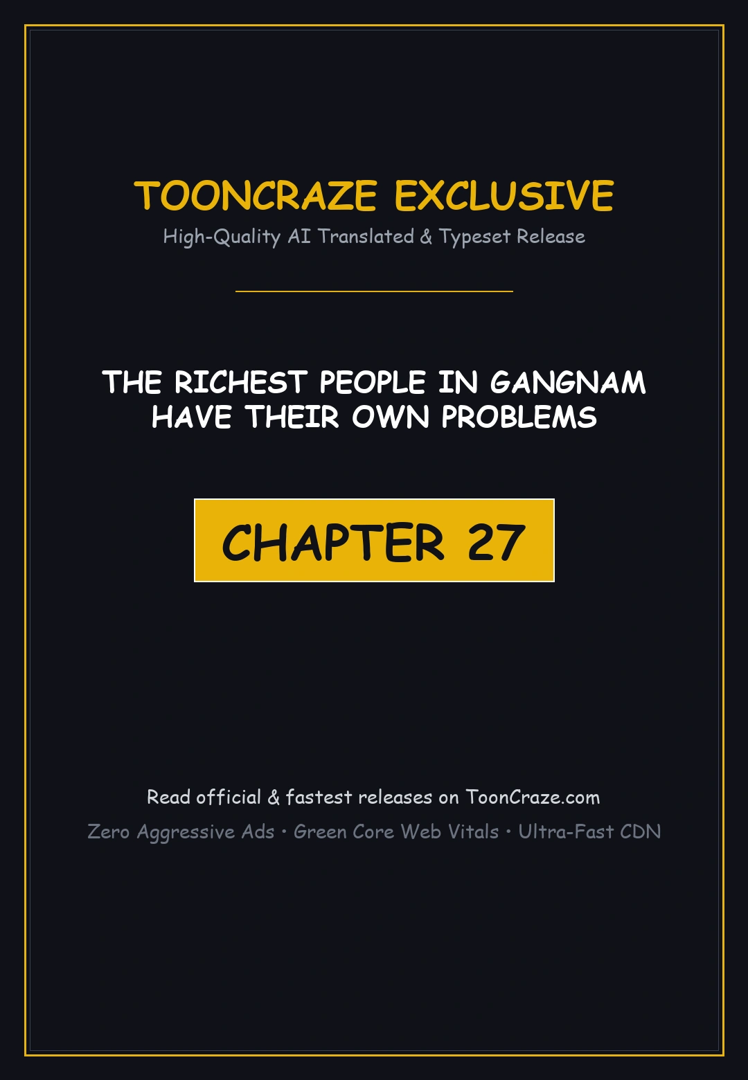 The Richest People In Gangnam Have Their Own Problems Chapter 27 - Page 1