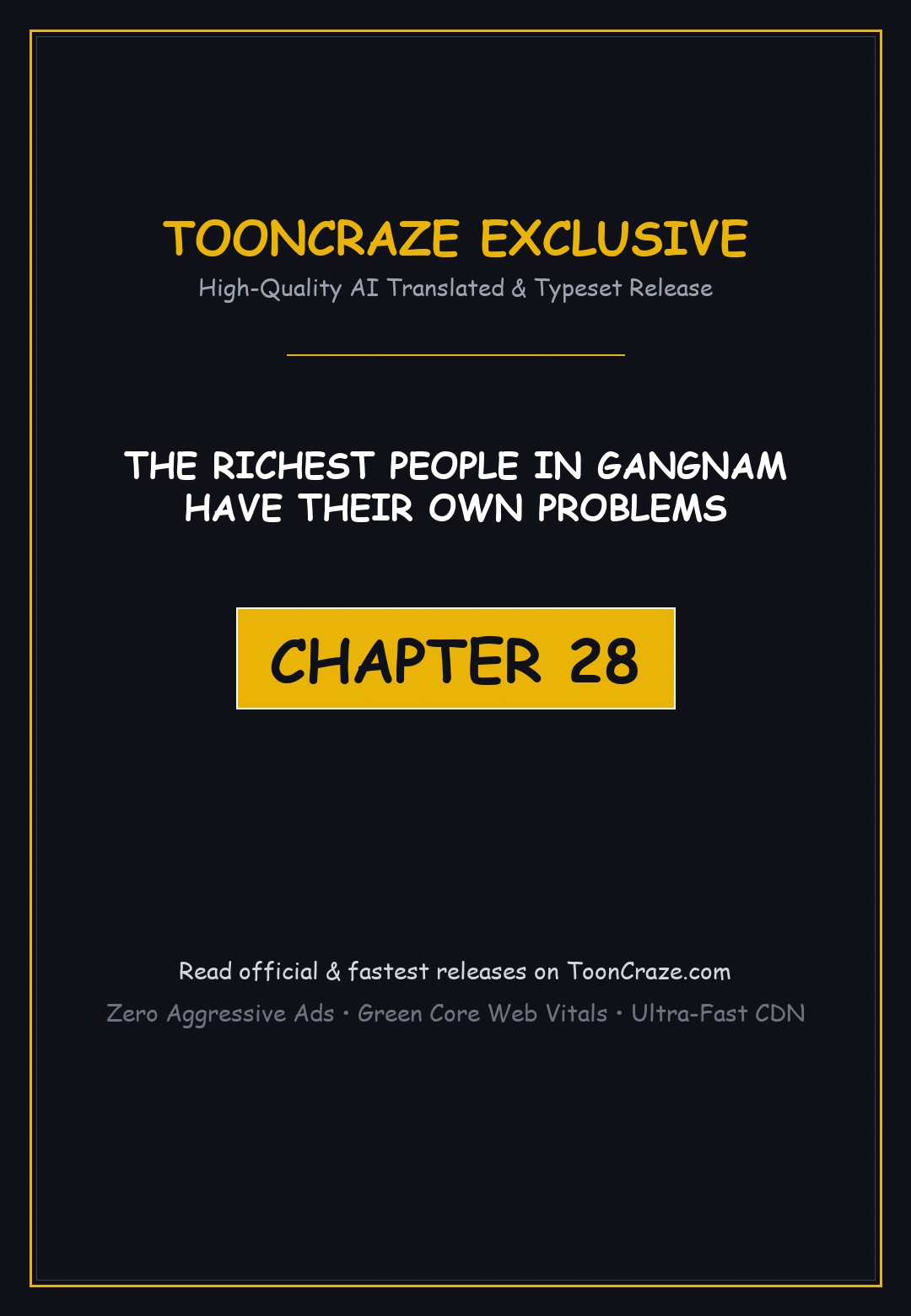 The Richest People In Gangnam Have Their Own Problems Chapter 28 - Page 1