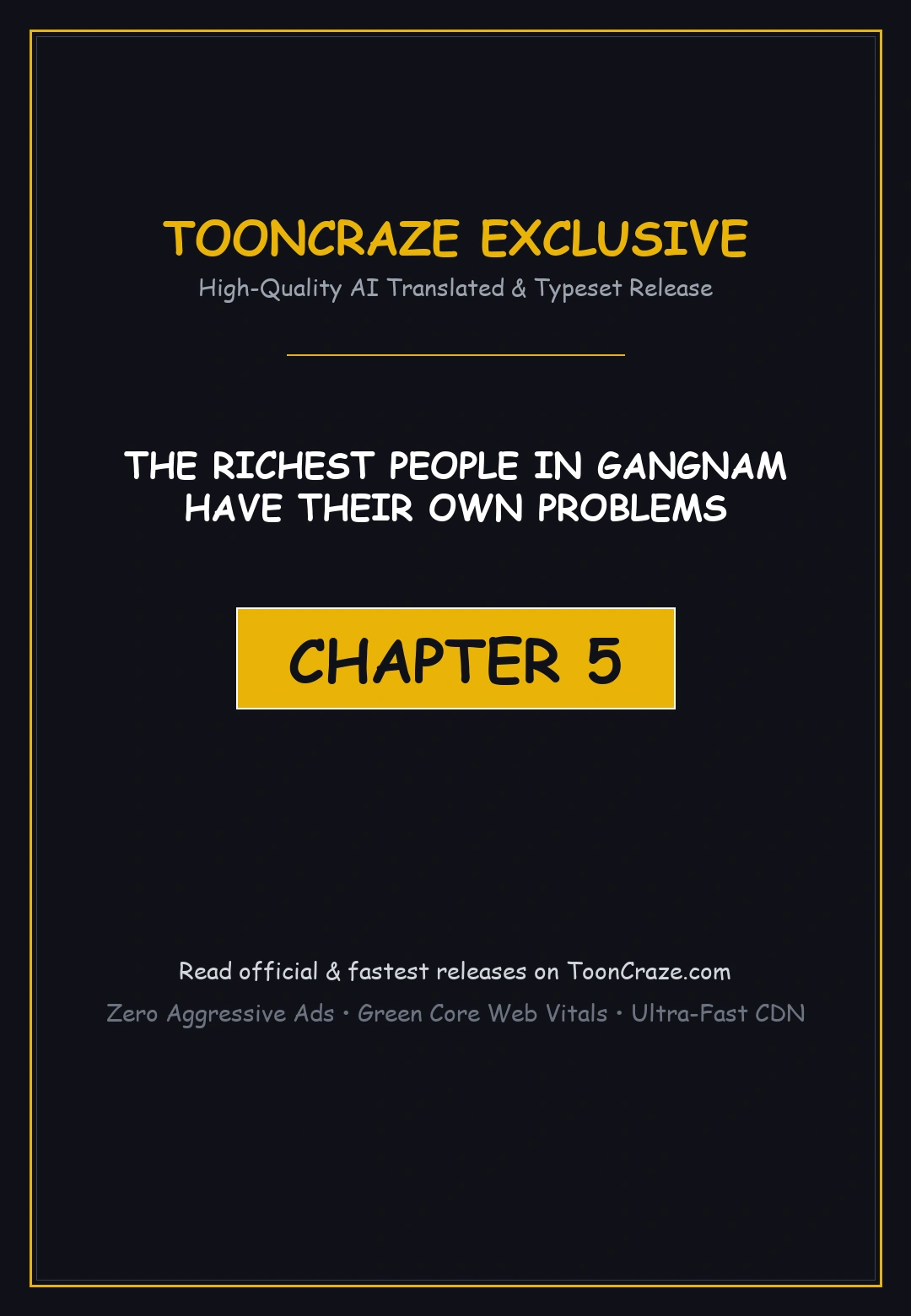 The Richest People In Gangnam Have Their Own Problems Chapter 5 - Page 1