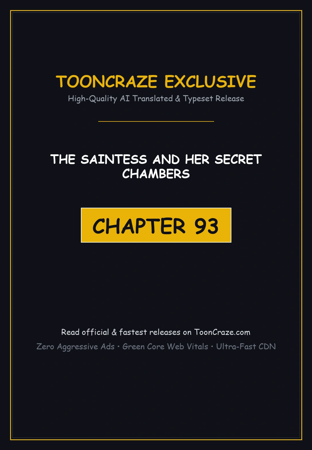 The Saintess And Her Secret Chambers Chapter 93 - Page 1