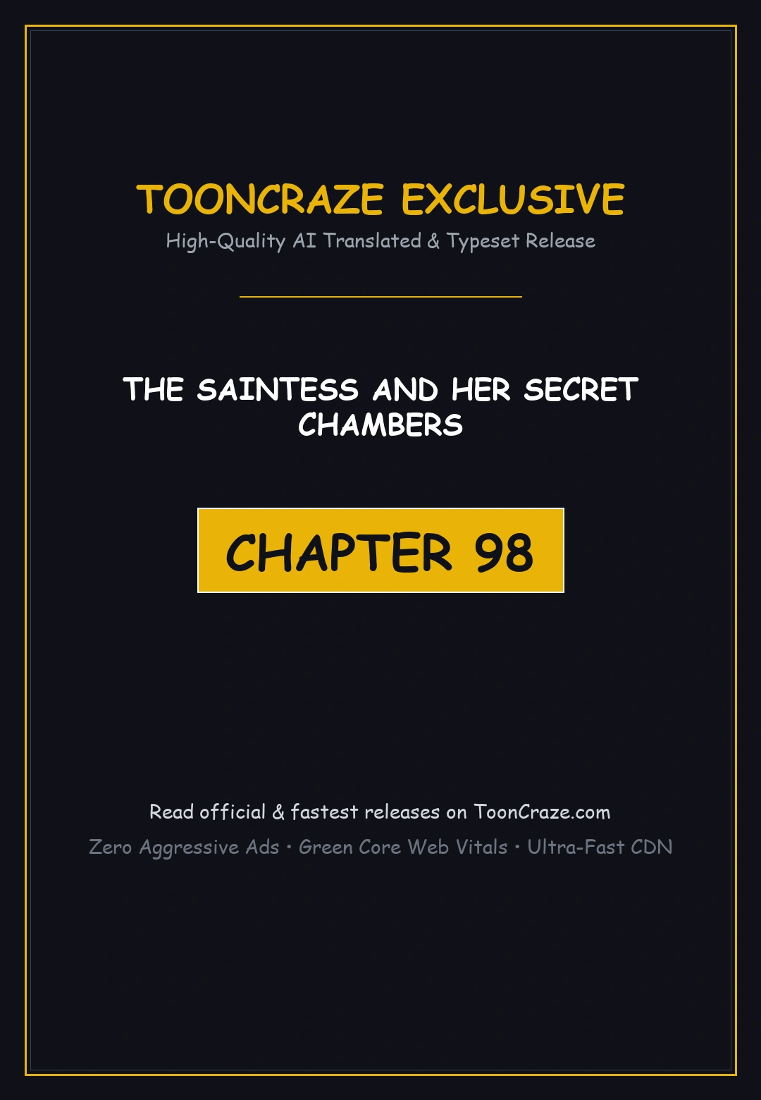 The Saintess And Her Secret Chambers Chapter 98 - Page 1