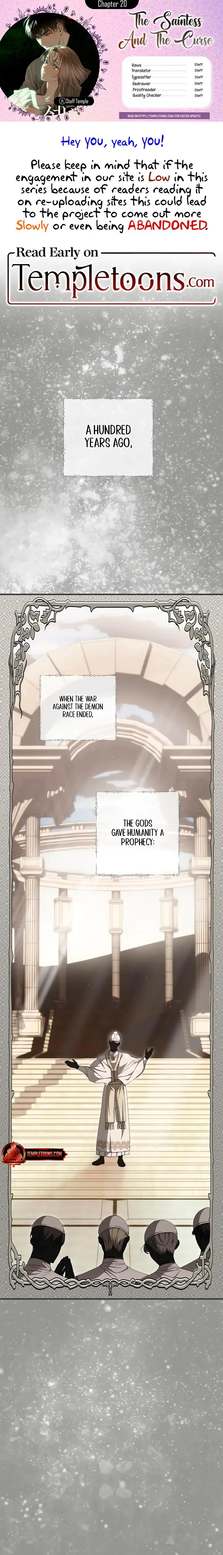 The Saintess And The Curse Chapter 20 - Page 1
