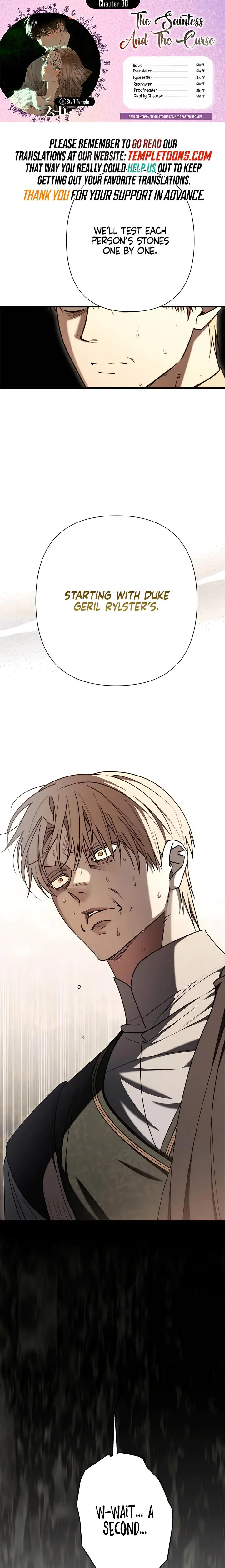 The Saintess And The Curse Chapter 38 - Page 1