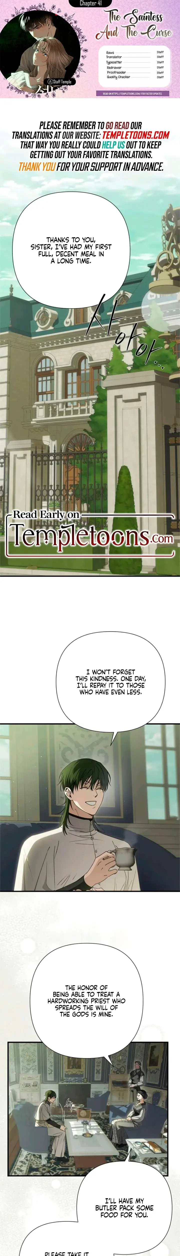 The Saintess And The Curse Chapter 41 - Page 1