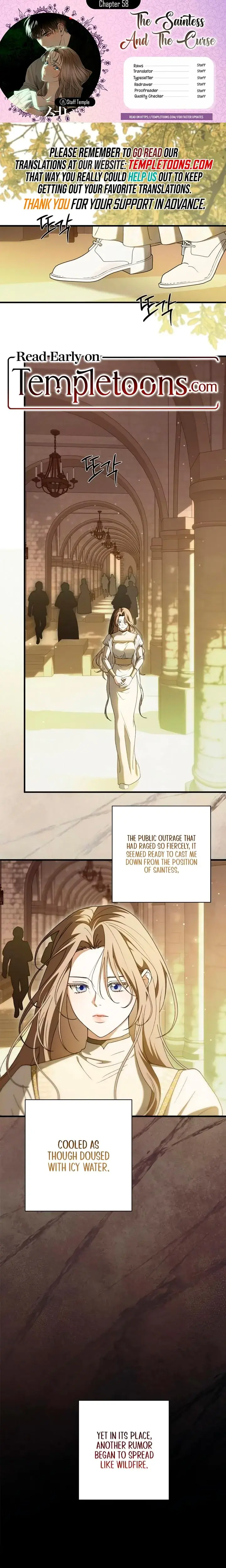 The Saintess And The Curse Chapter 58 - Page 1