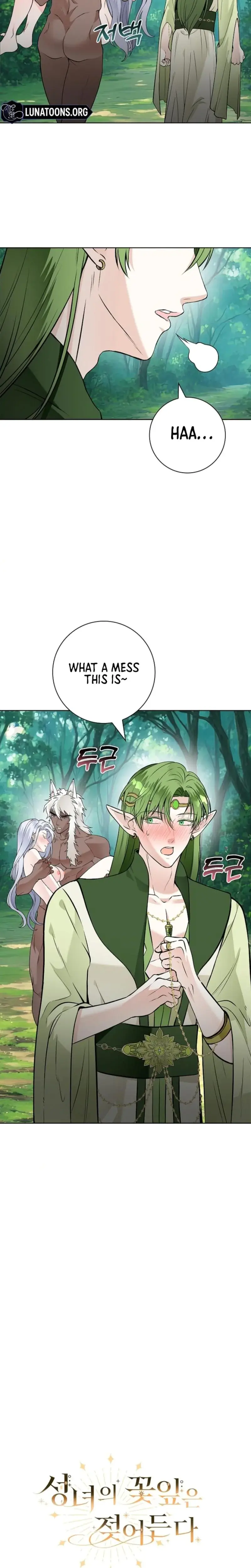 The Saintesss Petals Become Wet Chapter 16 - Page 9