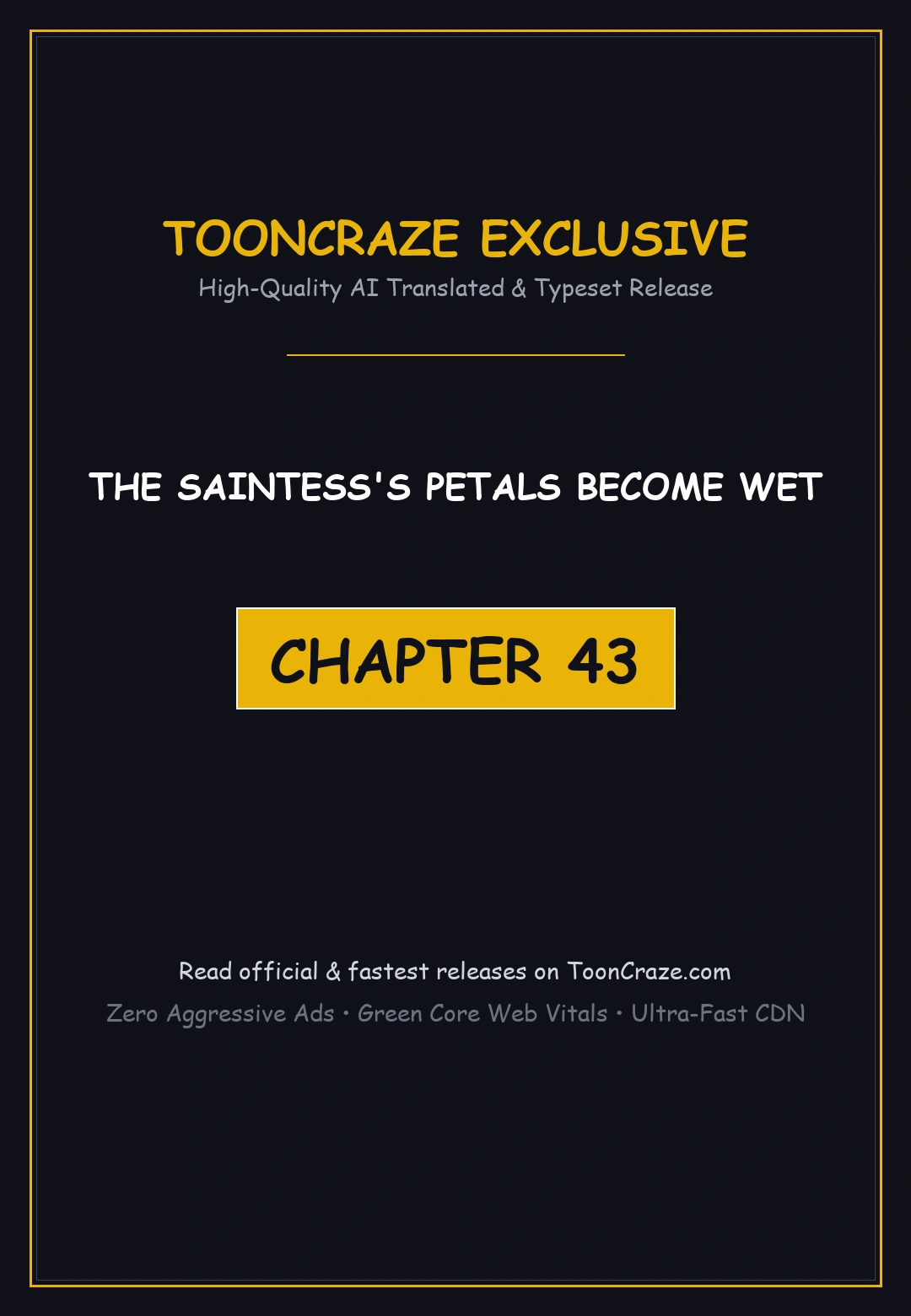 The Saintesss Petals Become Wet Chapter 43 - Page 1