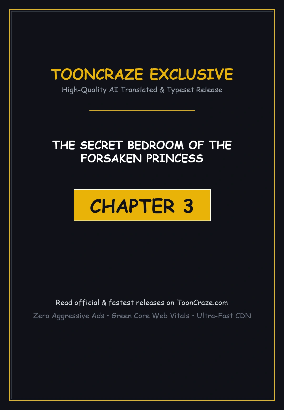 The Secret Bedroom Of The Forsaken Princess Chapter 3 - Page 1