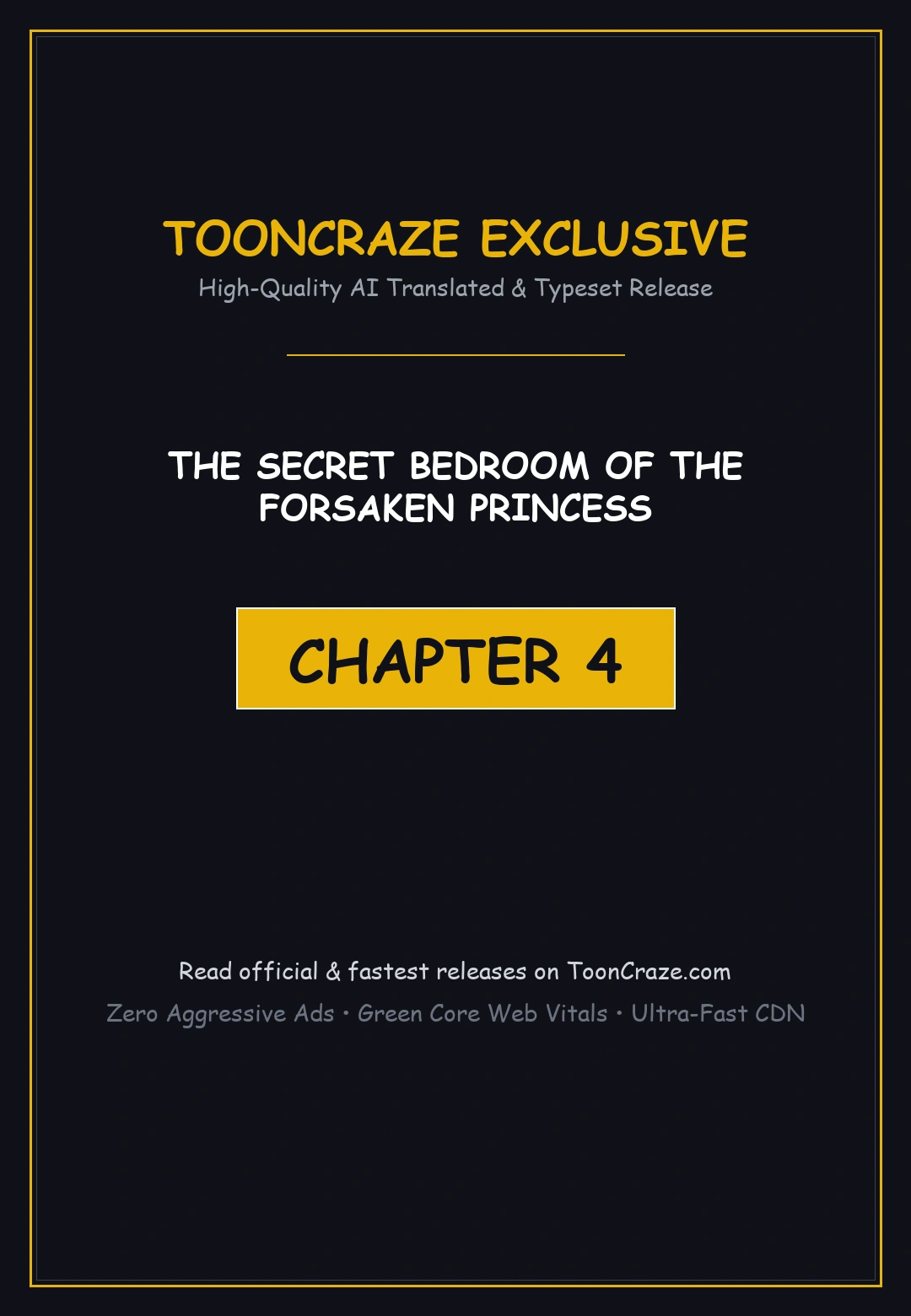 The Secret Bedroom Of The Forsaken Princess Chapter 4 - Page 1
