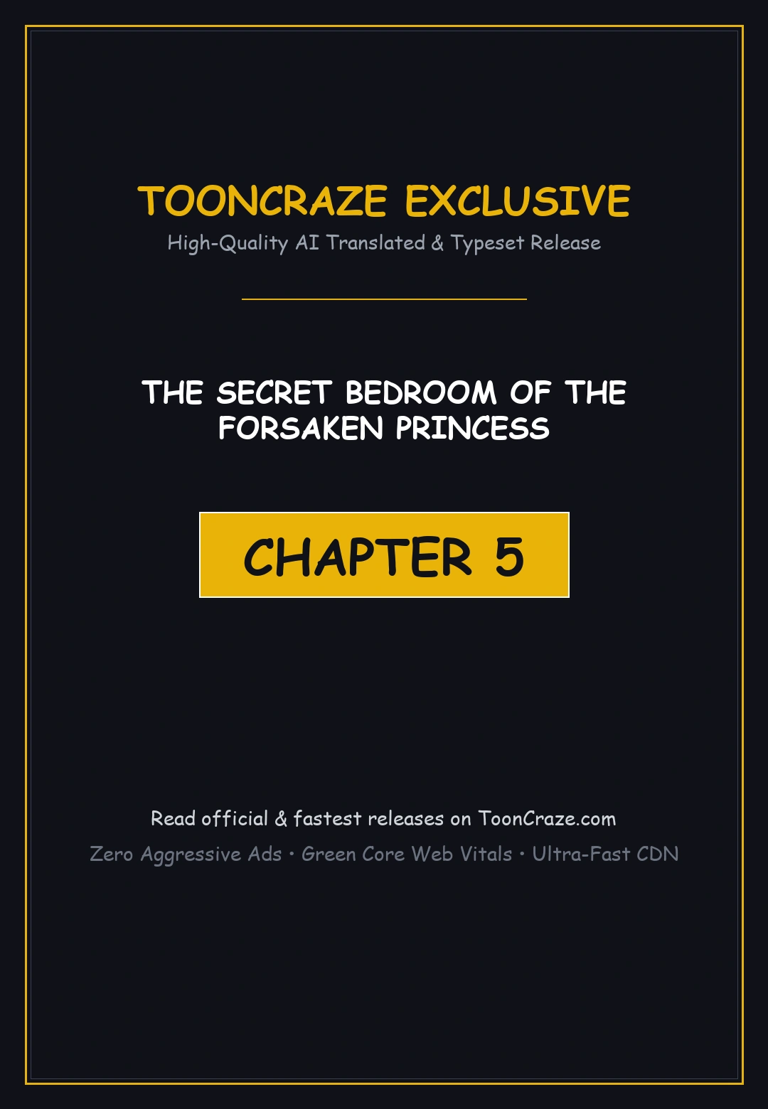 The Secret Bedroom Of The Forsaken Princess Chapter 5 - Page 1