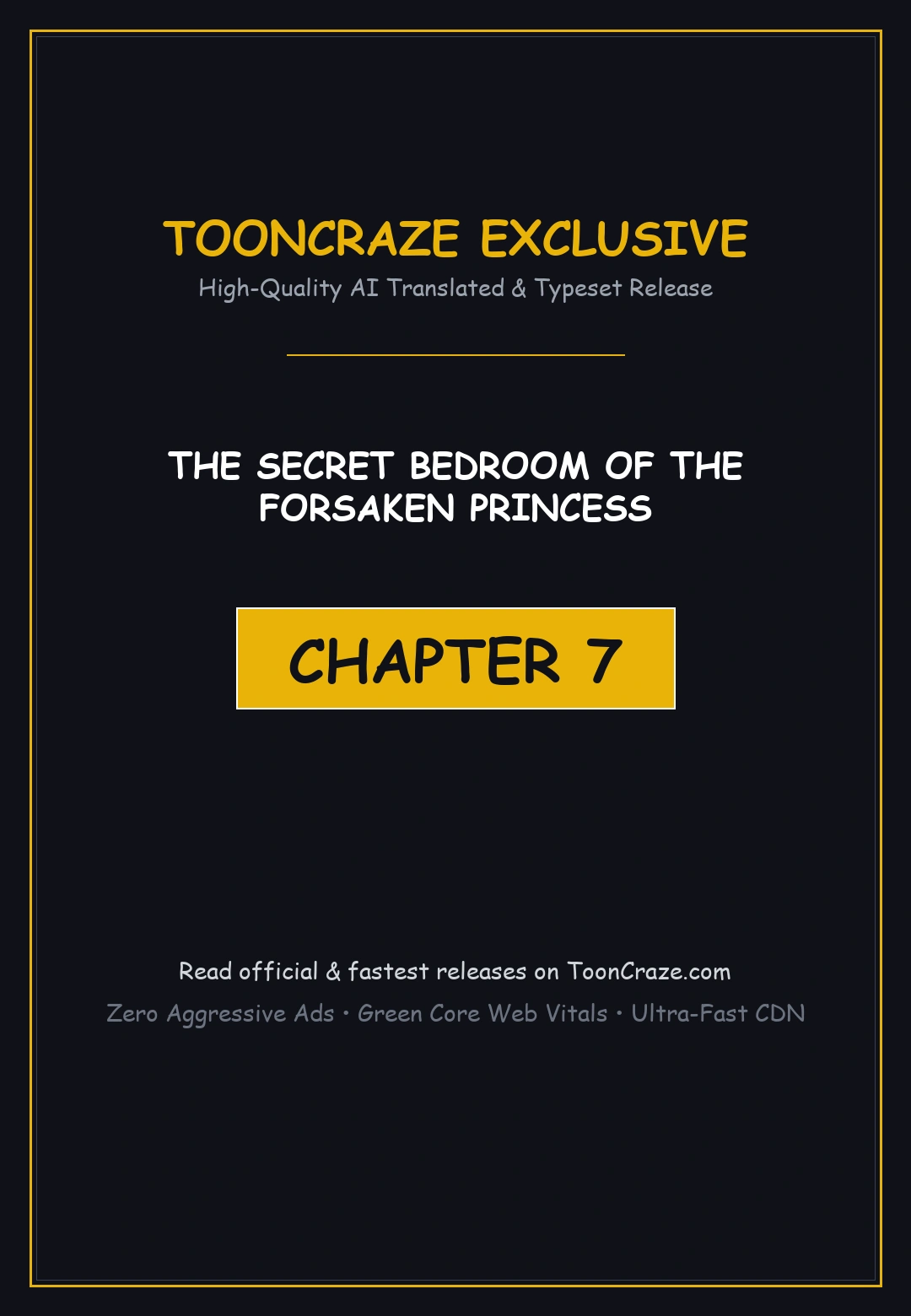 The Secret Bedroom Of The Forsaken Princess Chapter 7 - Page 1