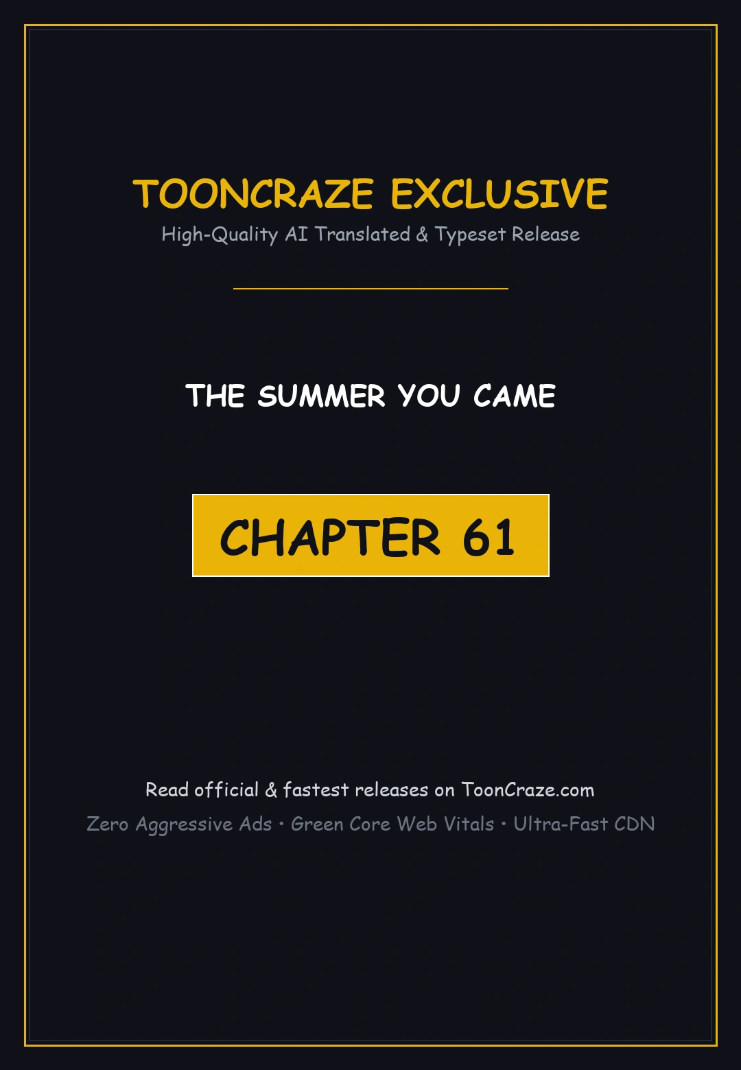 The Summer You Came Chapter 61 - Page 1