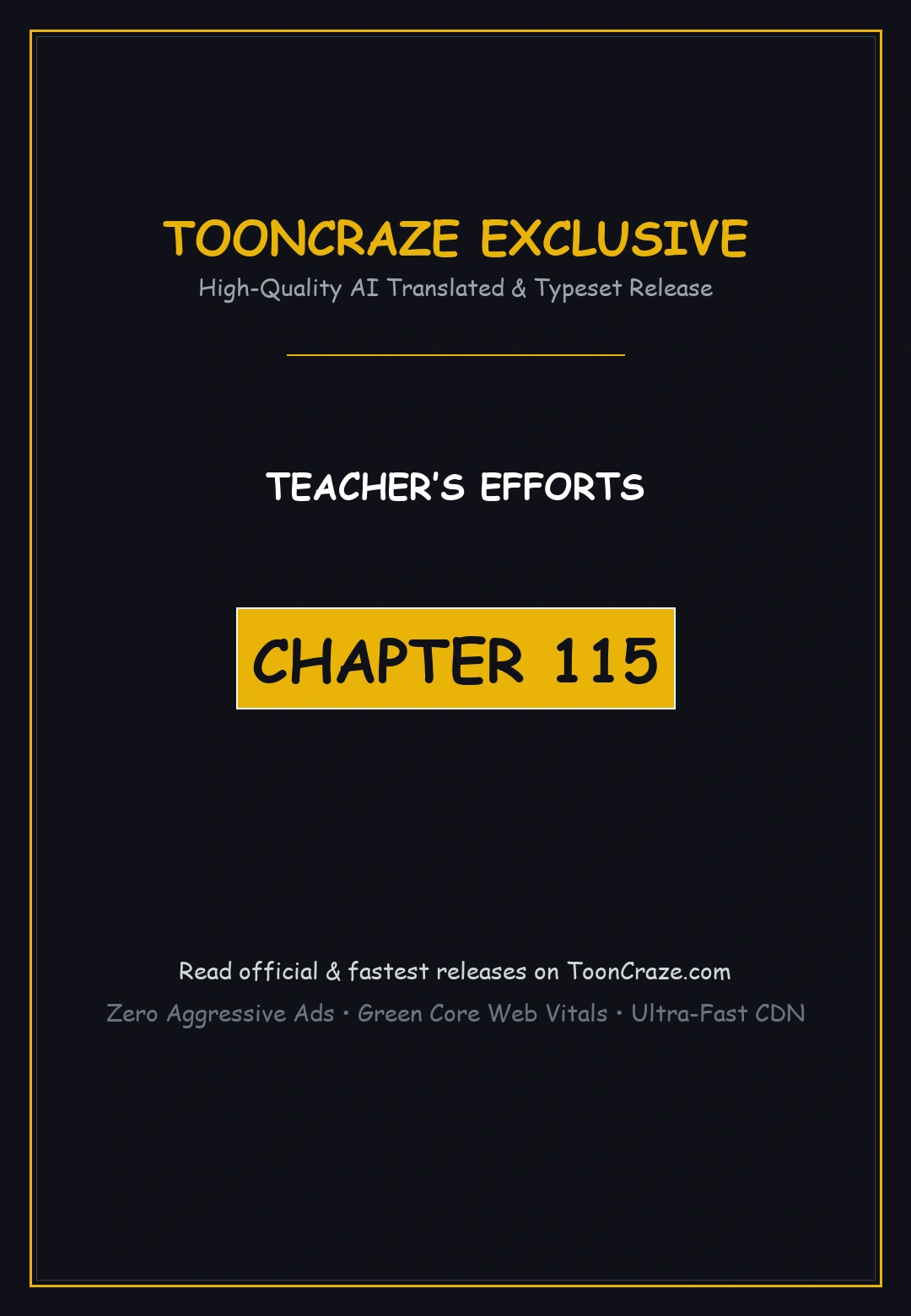 The Teachers Effort Chapter 115 - Page 1