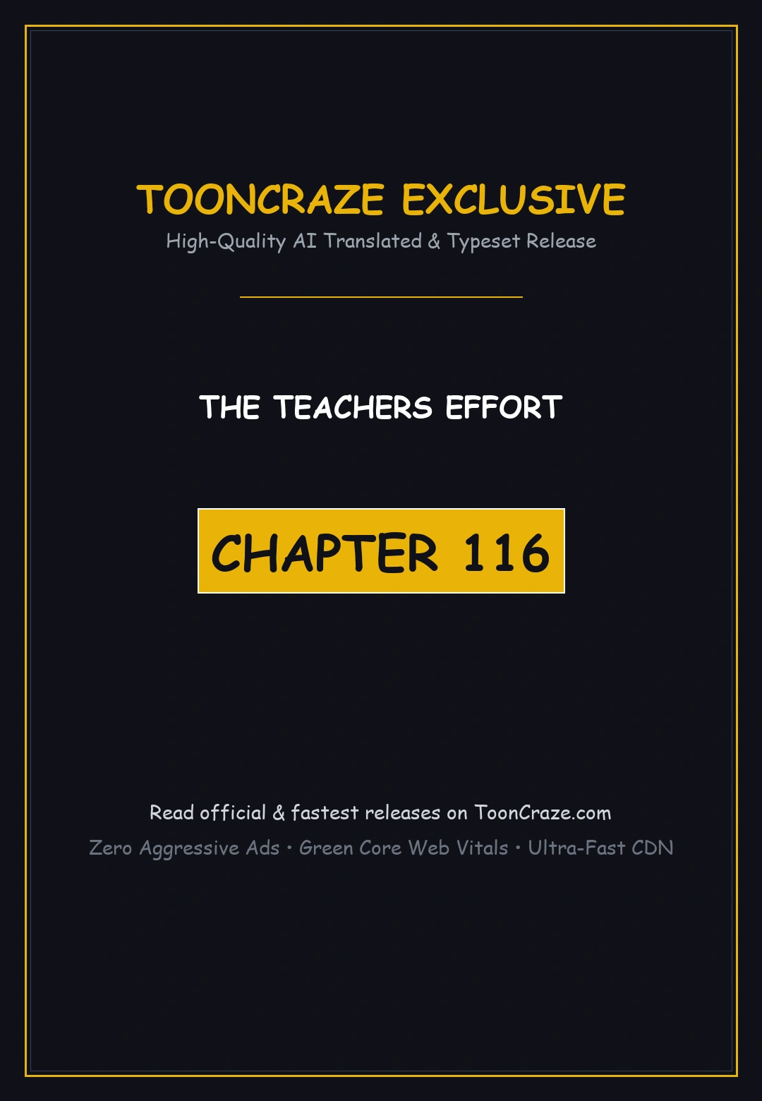 The Teachers Effort Chapter 116 - Page 1