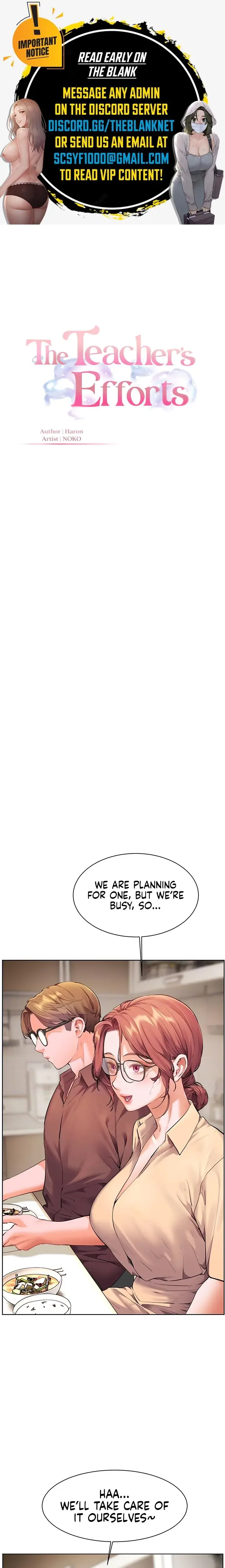 The Teachers Efforts Chapter 39 - Page 1