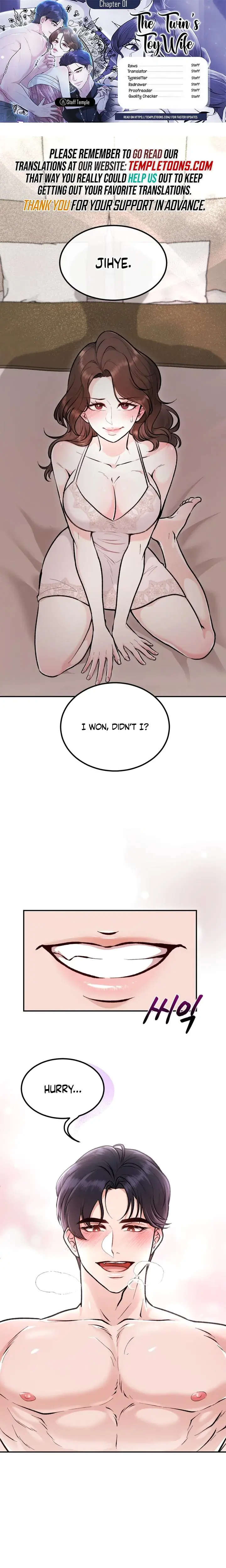 The Twins Toywife Chapter 1 - Page 1