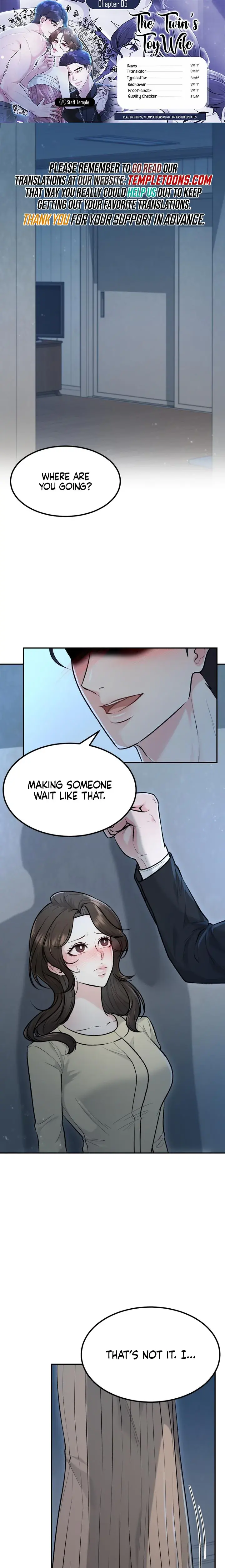 The Twins Toywife Chapter 5 - Page 1