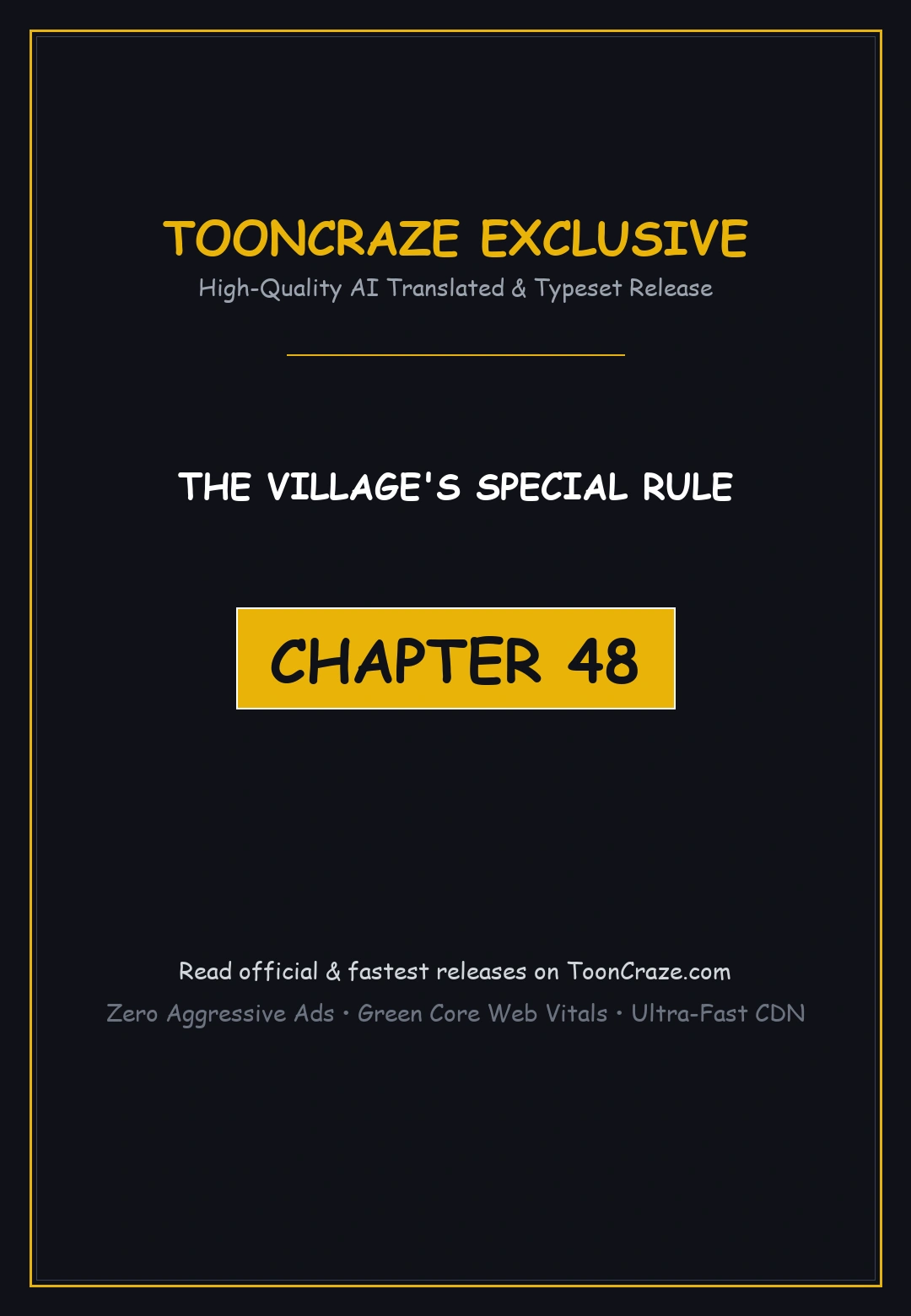 The Villages Special Rule Chapter 48 - Page 1