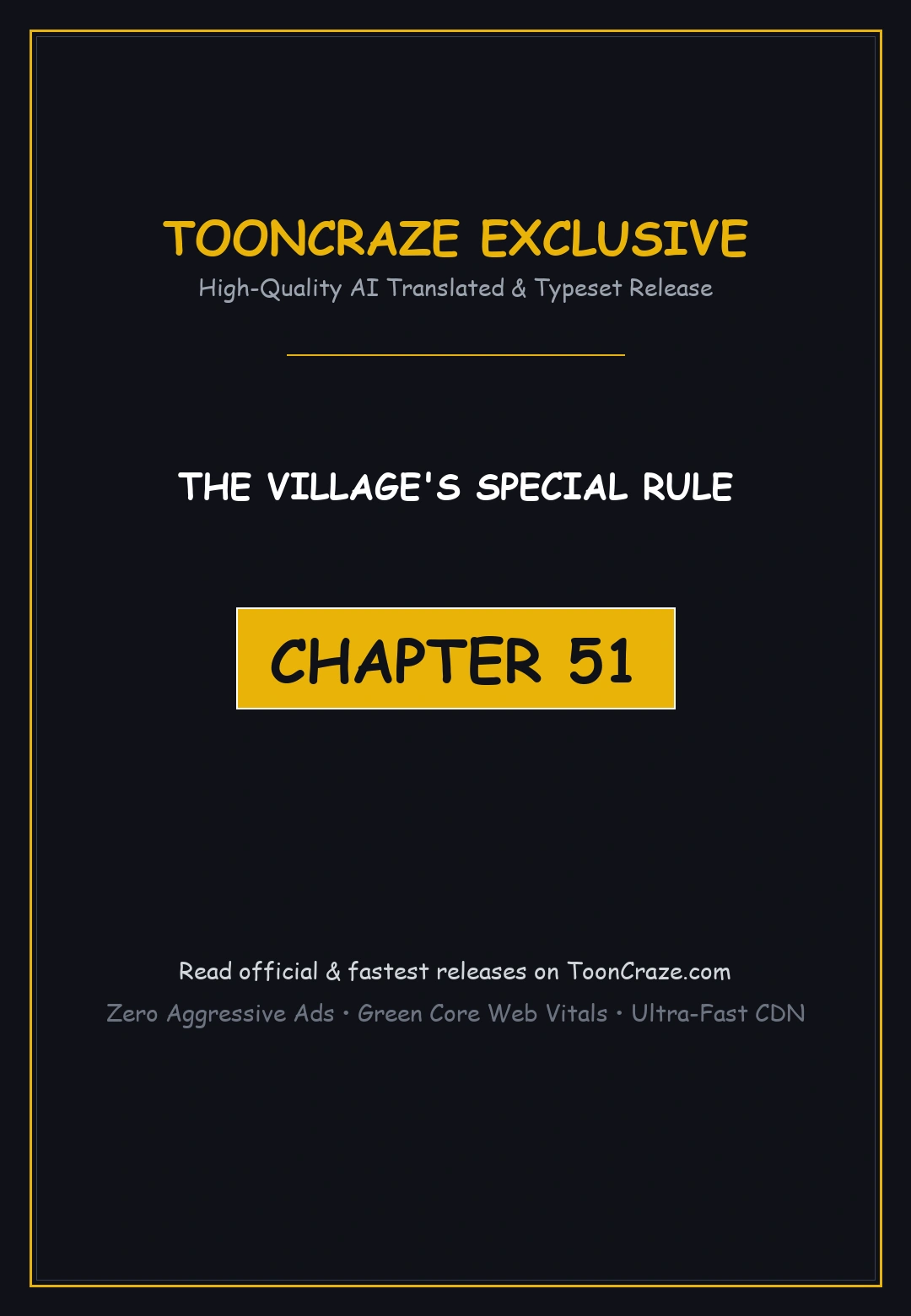 The Villages Special Rule Chapter 51 - Page 1