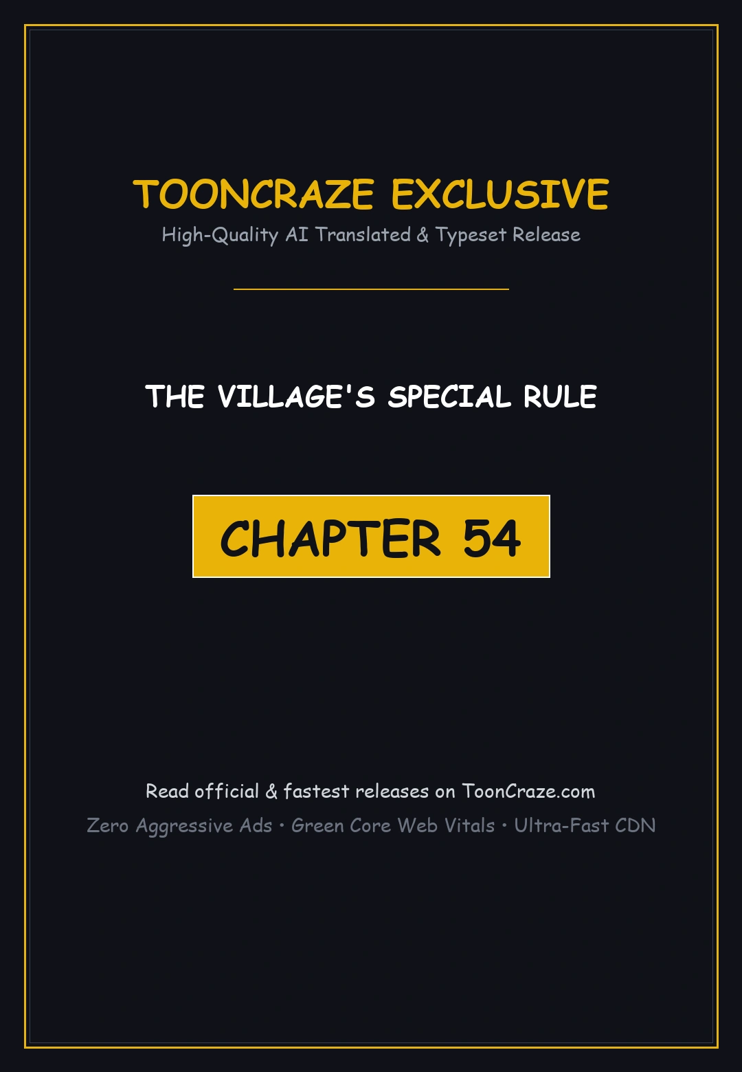 The Villages Special Rule Chapter 54 - Page 1