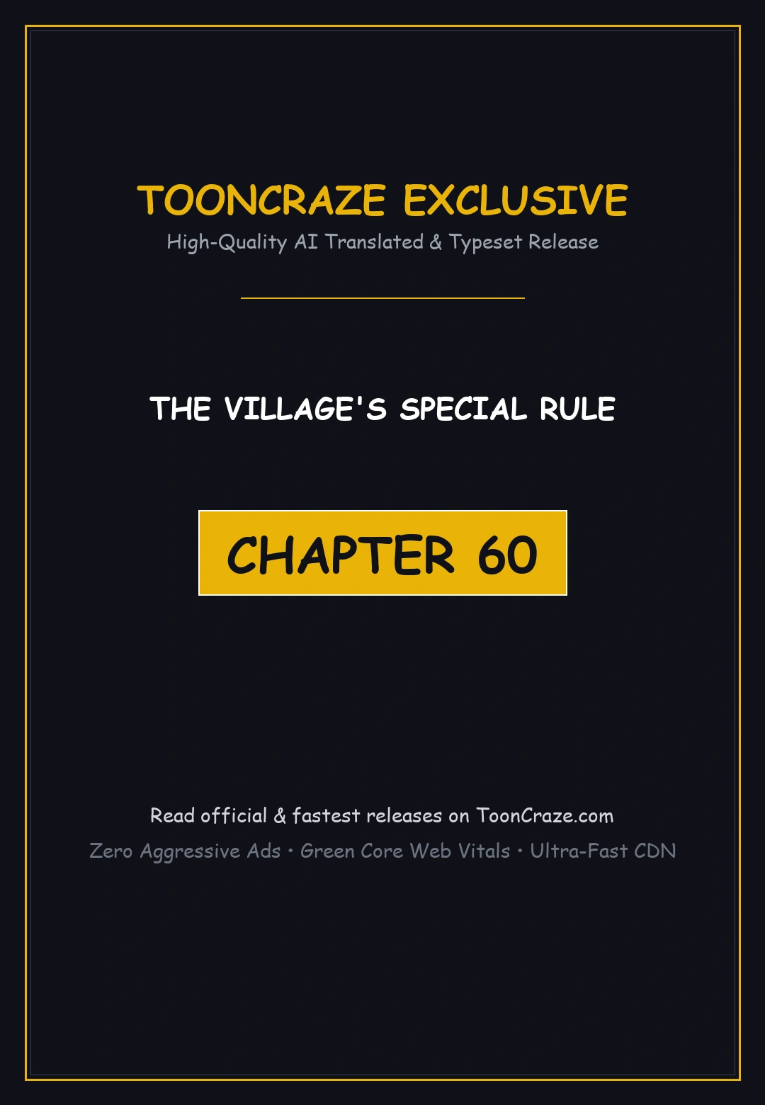 The Villages Special Rule Chapter 60 - Page 1