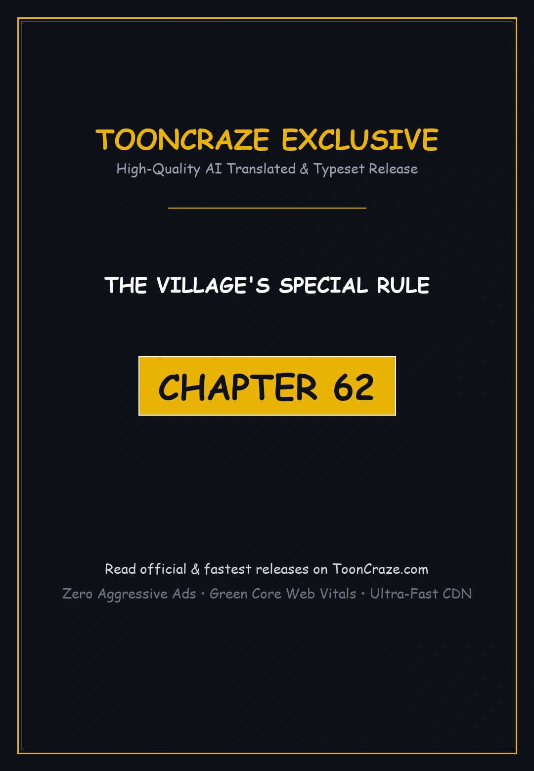 The Villages Special Rule Chapter 62 - Page 1