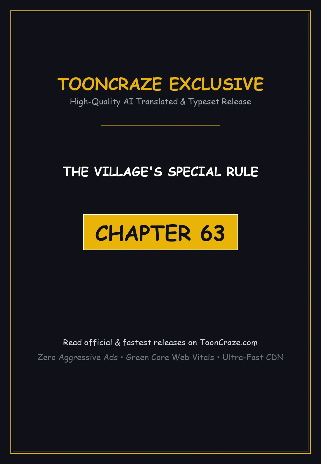 The Villages Special Rule Chapter 63 - Page 1