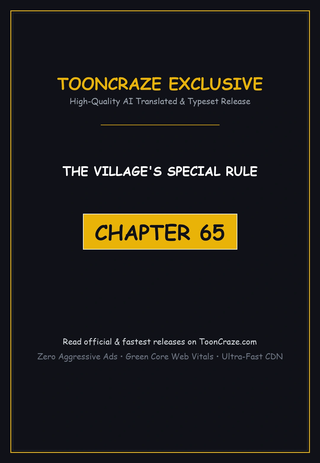 The Villages Special Rule Chapter 65 - Page 1