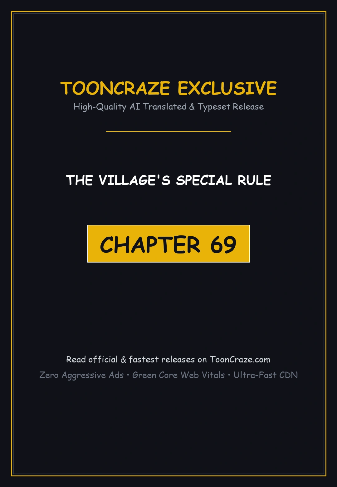 The Villages Special Rule Chapter 69 - Page 1