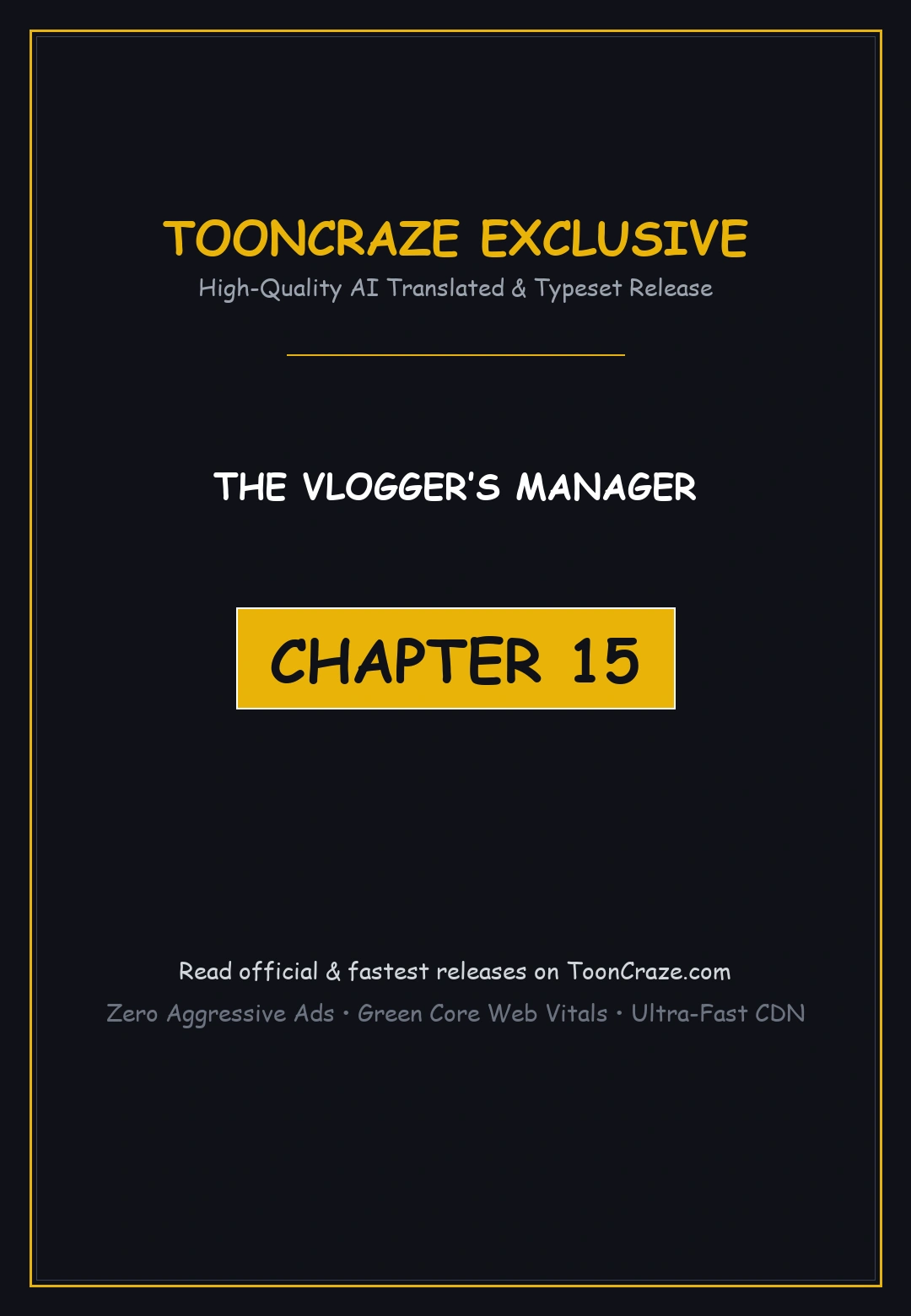 The Vloggers Manager Chapter 15 - Page 1