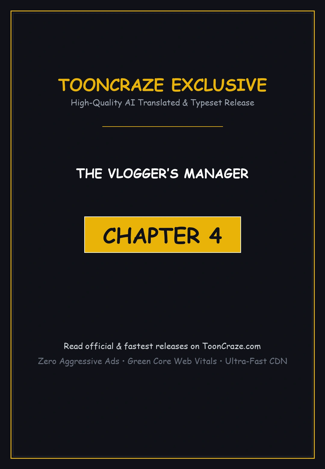 The Vloggers Manager Chapter 4 - Page 1