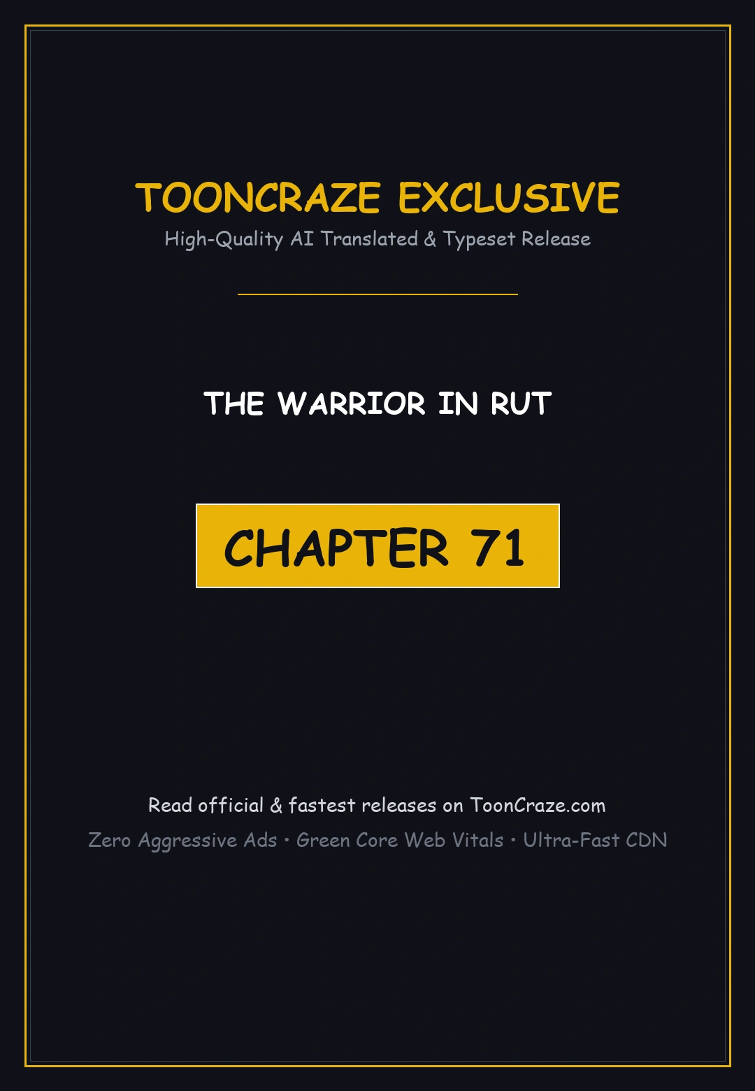 The Warrior In Rut Chapter 71 - Page 1