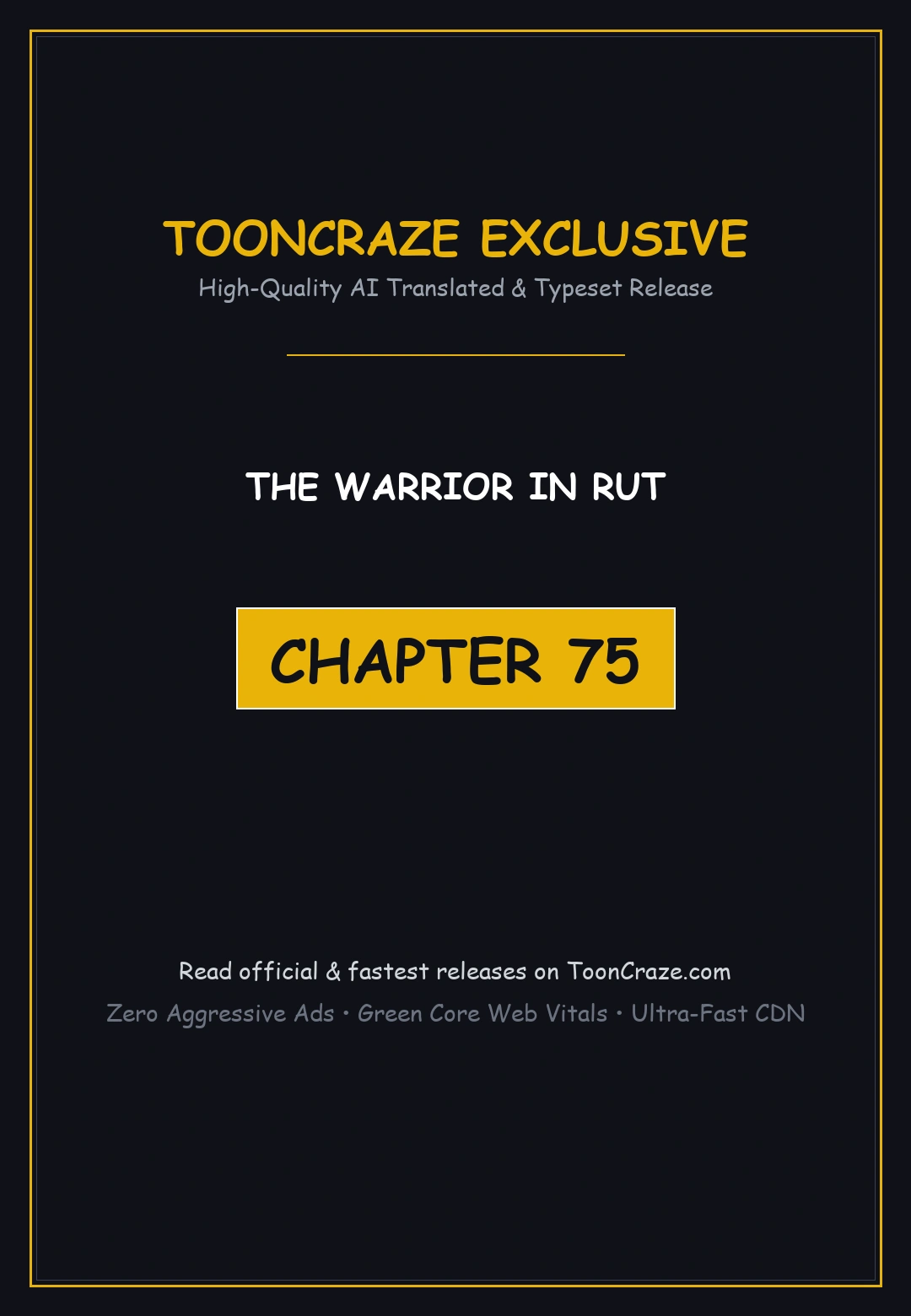 The Warrior In Rut Chapter 75 - Page 1