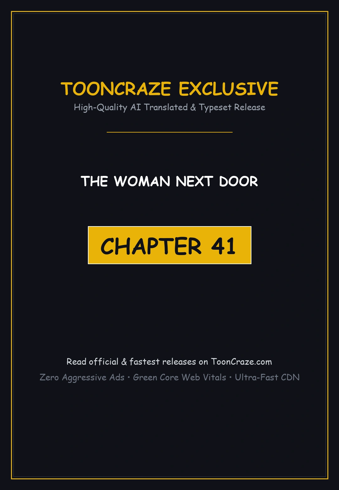 The Woman Next Door Chapter 41 - Page 1