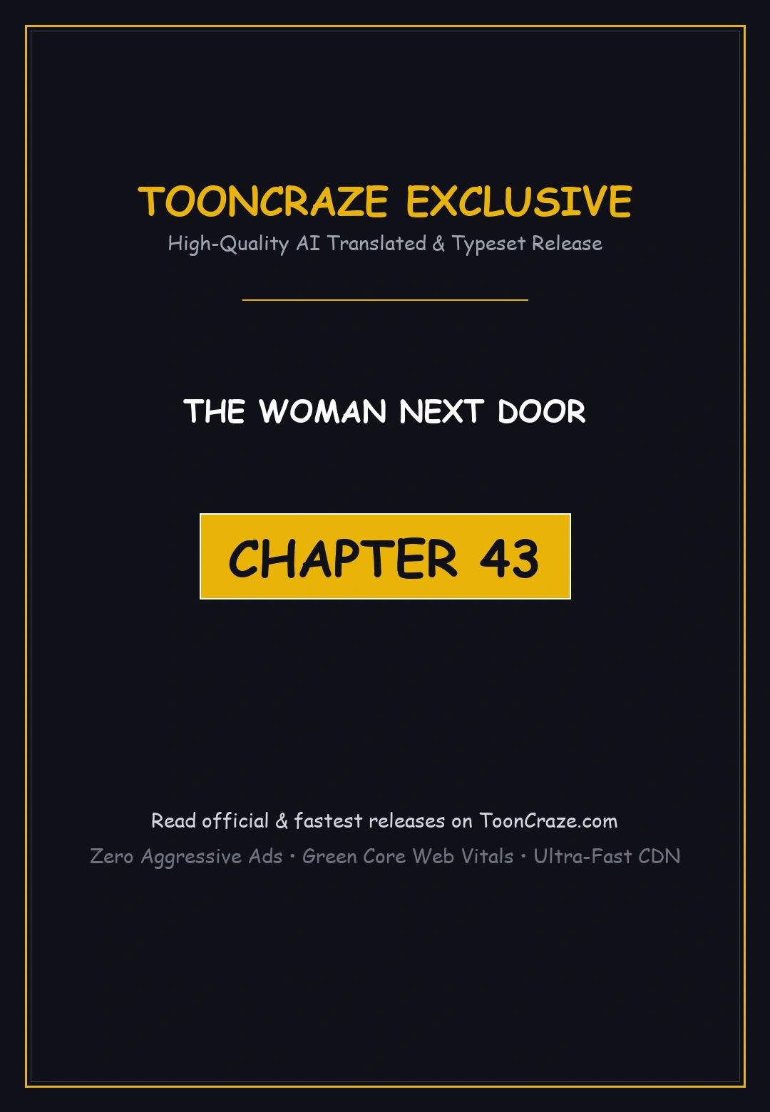 The Woman Next Door Chapter 43 - Page 1