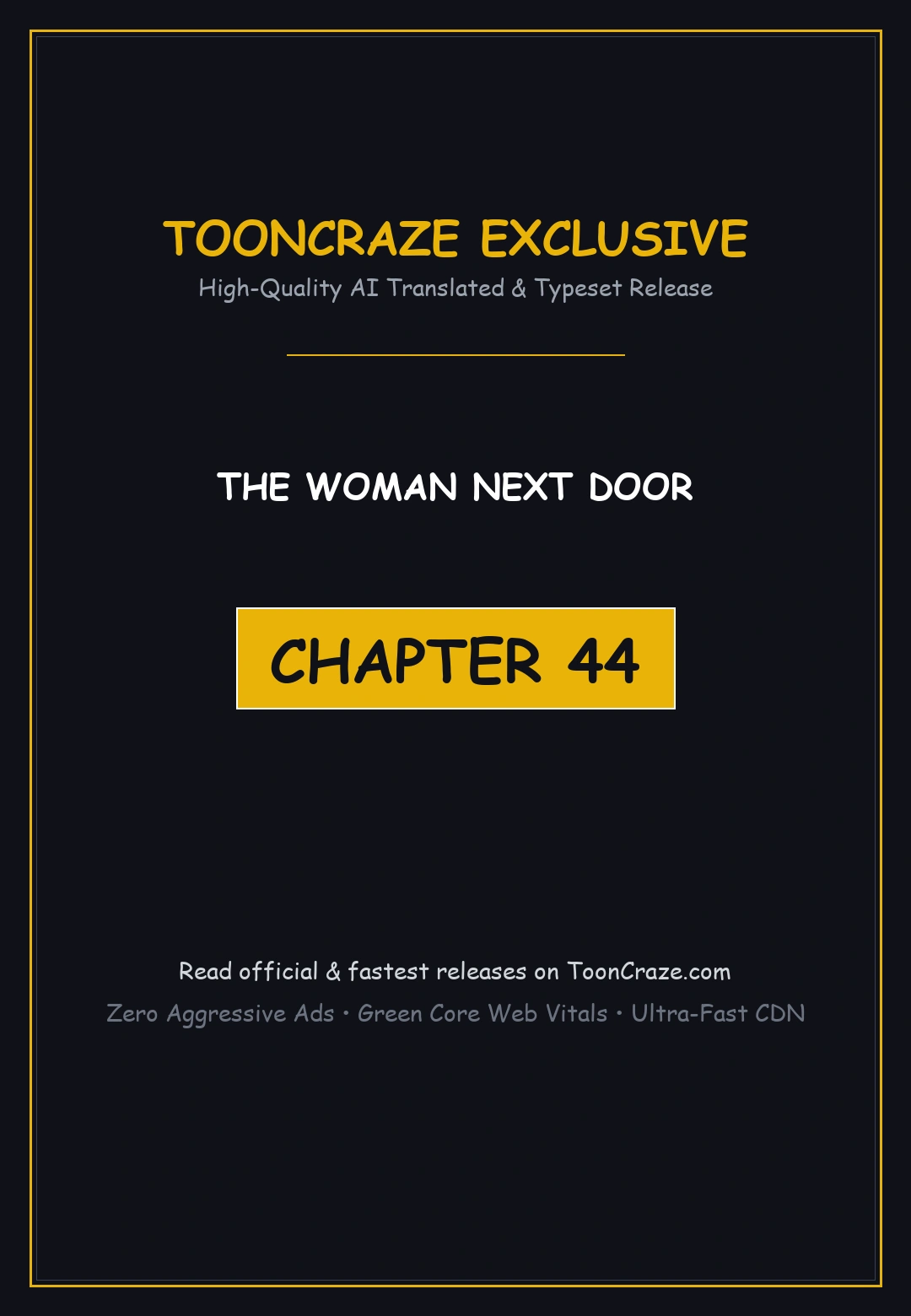 The Woman Next Door Chapter 44 - Page 1
